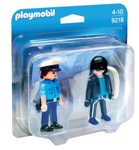 Ігри та іграшки: Игровой набор Полицейский и вор, Playmobil