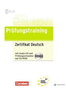 Книги для дорослих: Prufungstraining Zertifikat Deutsch B1 mit CD und CD-ROM [Cornelsen]