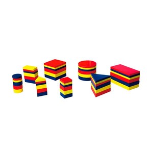 Геометрические фигуры: Обучающий набор Viga Toys Логические блоки Дьенеша