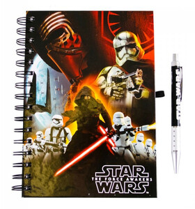 Канцелярське приладдя: Блокнот А5 на пружине с ручкой, Star Wars, Imagine8