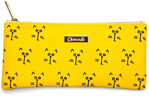 Пеналы: Косметичка Cats (жёлтая), Chicardi