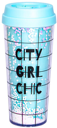 Пеналы: Термочашка с блестками City Girls Chic (475 мл), Chicardi
