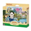 Ігровий набір Панда з велосипедом та роликами 5652, Sylvanian Families