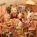 Игровой набор Семья Шоколадных Кроликов 5655, Sylvanian Families дополнительное фото 4.