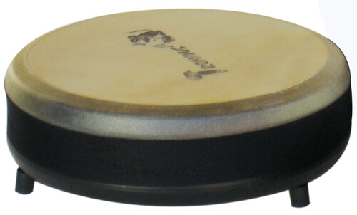 Детские барабаны: Низкий барабан из натуральной кожи (10,5 x 28 см)