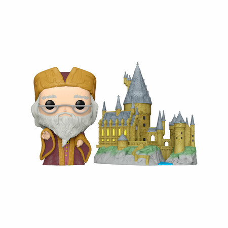Персонажи: Игровая фигурка Funko Pop! Deluxe серии «Гарри Поттер» — Дамблдор с Хогвардсом