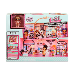 Домики и мебель: Игровой набор с куклой L.O.L. Surprise! — Маленькие магазинчики 3-в-1