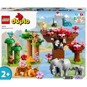 Игры и игрушки: Конструктор LEGO DUPLO Дикие животные Азии 10974