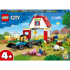 Наборы LEGO: Конструктор LEGO City Животные на ферме и в хлеву 60346