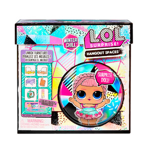 Фигурки: Игровой набор с куклой L.O.L. Surprise! Маленькие комнатки — Ледяной уголочек Фигуристки