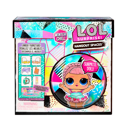 Куклы: Игровой набор с куклой L.O.L. Surprise! Маленькие комнатки — Ледяной уголочек Фигуристки