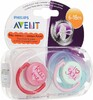 Пустышка Classic I love 2 шт. 6+ Avent