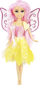 Ляльки: Кукла Цветочная фея в розово-жёлтом платье с аксессуарами (25см), Sparkle Girls