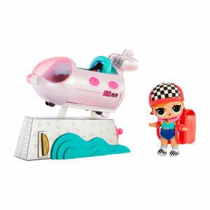 Игры и игрушки: Игровой набор с куклой L.O.L. SURPRISE! серии Маленькие комнатки - Авиапутешествие Леди Скейтер