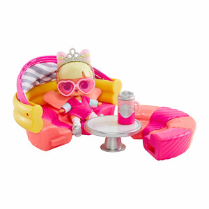 Игры и игрушки: Игровой набор с куклой L.O.L. SURPRISE! серии Маленькие комнатки - Шезлонг Принцессы Люкс