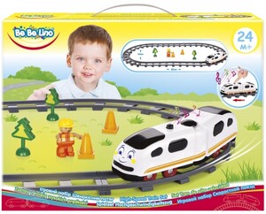 Игры и игрушки: Игровой набор BeBeLino Скоростной поезд (58037)