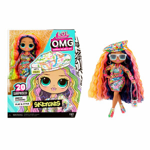 Куклы: Игровой набор с куклой L.O.L. Surprise! серии O.M.G. Core S6 – Леди Скетч