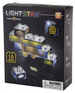 Пластмасові конструктори: Конструктор Junior з LED підсвічуванням Puzzle Dinosaurer Edition LS-M03004 LIGHT STAX