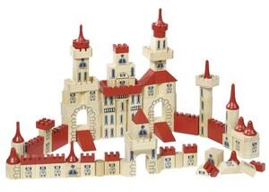Ігри та іграшки: Конструктор дерев'яний Замок великий Goki