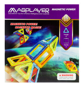 Головоломки та логічні ігри: Конструктор магнітний 14 ел. (MPB-14) MagPlayer