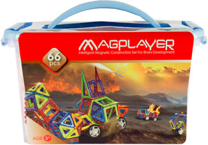 Головоломки та логічні ігри: Конструктор магнітний 66 од. (MPT-66) MagPlayer