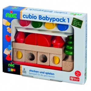 Игры и игрушки: Cubio Конструктор деревянный (20 эл.) Nic