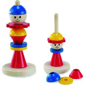 Розвивальні іграшки: Пірамідка дерев'яна Збірний чоловічок Nic