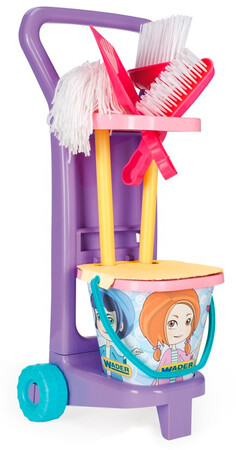 Уборка: Детский игровой набор с тележкой Маленькая хозяйка
