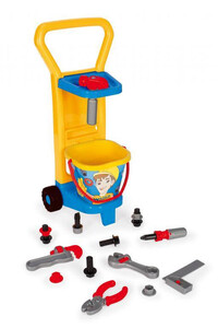 Ігри та іграшки: Ігровий набір з візком Маленький механік, Wader