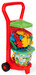 Детская тележка красная с конструктором и ведерком дополнительное фото 1.