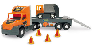 Ігри та іграшки: Машина Super Tech Truck зі сміттєвозом, 78 см, Wader