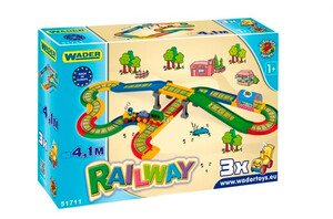 Игры и игрушки: Kid Cars - Железная дорога 4,1 м,Wader