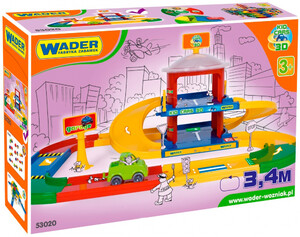 Ігри та іграшки: Гараж 2 поверху з дорогою 3,4 м Kid Cars