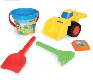 Розвивальні іграшки: Набір для гри з піском Бульдозер IML