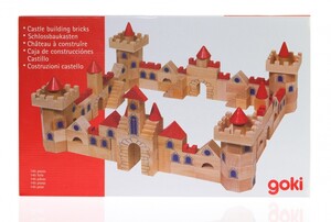 Ігри та іграшки: Конструктор дерев'яний Замок маленький Goki
