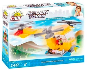 Игры и игрушки: Конструктор Спасательный вертолет, серия Action Town