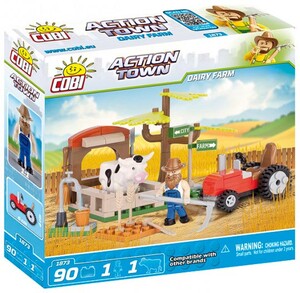 Игры и игрушки: Конструктор Молочная ферма, серия Action town