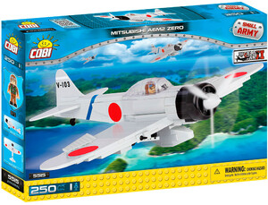 Ігри та іграшки: Конструктор Літак Mitsubishi A6M2 Zero, серія Small Army