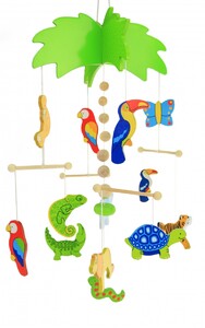 Ігри та іграшки: Мобіль дерев'яний Пальма Goki