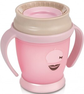 Чашки: Кружка з ручками Retro Mini (210 мл) рожева