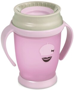 Поїльники, пляшечки, чашки: Кружка з ручками Retro Junior (250 мл) рожева Lovi