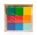 Конструктор деревянный - Разноцветный кубик Nic дополнительное фото 4.