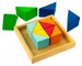 Конструктор деревянный - Разноцветный треугольник Nic дополнительное фото 3.