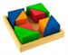 Конструктор деревянный - Разноцветный треугольник Nic дополнительное фото 4.