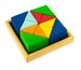 Конструктор деревянный - Разноцветный треугольник Nic дополнительное фото 1.