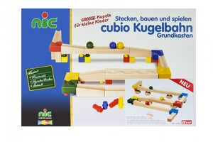 Ігри та іграшки: cubio Конструктор дерев'яний — Кулькова дорога (Стандартний набір) Nic