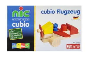 Игры и игрушки: Cubio Конструктор деревянный - Самолет Nic