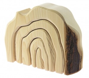 Деревянные конструкторы: Конструктор деревянный - Пещера (натуральный) Nic