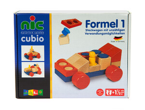 Ігри та іграшки: Cubio Конструктор дерев'яний — Машинка Nic