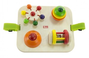 Игры и игрушки: Игровой набор деревянная погремушка Nic